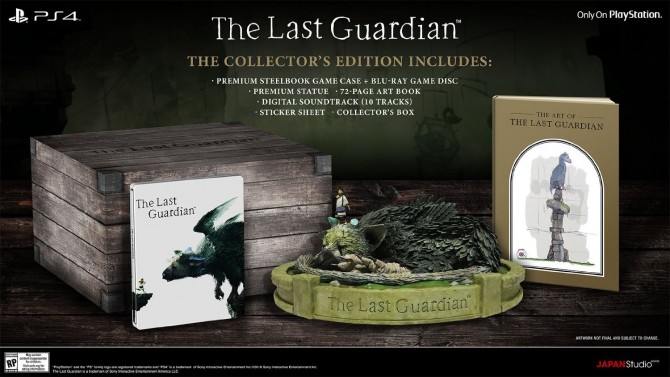 Descubre la fantástica edición coleccionista de The Last Guardian