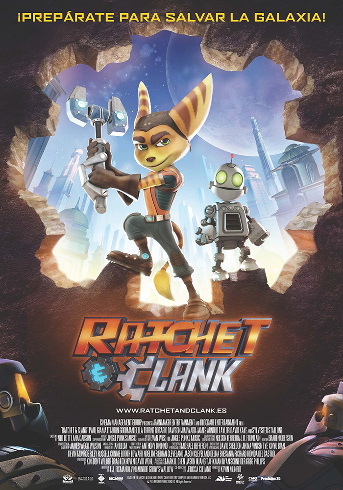 Ratchet & Clank: La Película, ya disponible en DVD y Blu-Ray