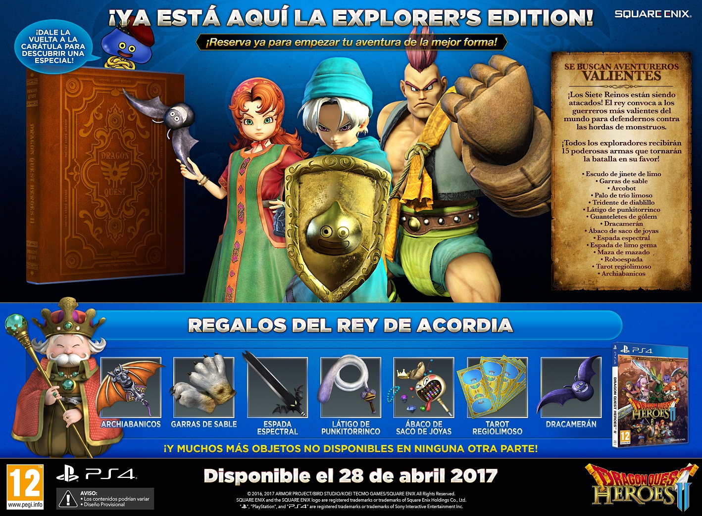 El increíble mundo de Dragon Quest Heroes II en un nuevo tráiler | Anunciada la Explorer’s Edition