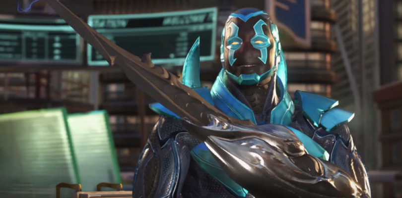 Injustice 2 | Blue Beetle muestra sus habilidades en un impresionante gameplay