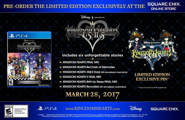 Square Enix anuncia una Edición Limitada para Kingdom Hearts HD 1.5 + 2.5 Remix