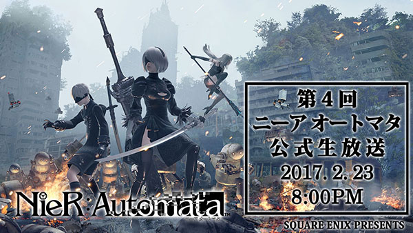 NieR: Automata | Square Enix anuncia un nuevo livestream para el 23 de febrero