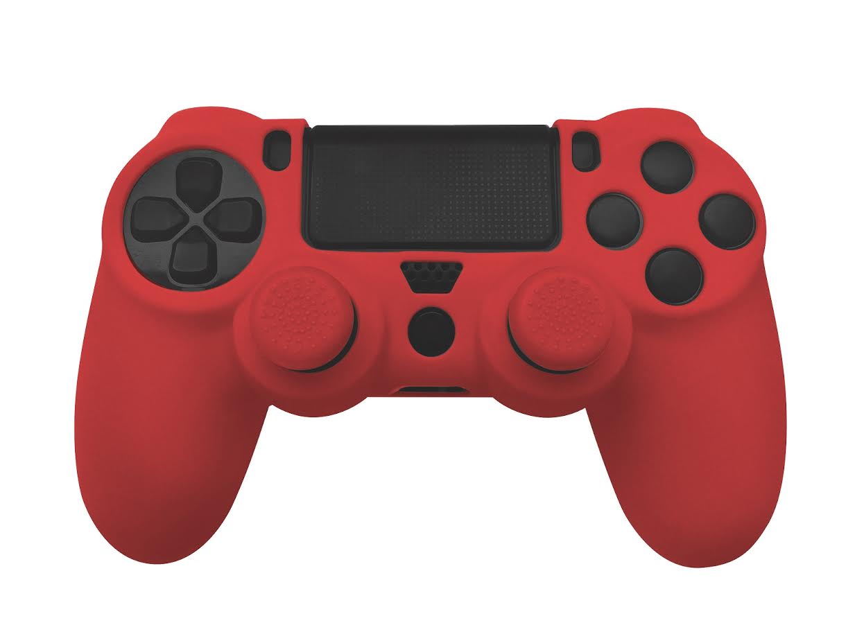 Blade lanza al mercado un nuevo conjunto de funda y grips de protección para PS4 en color rojo