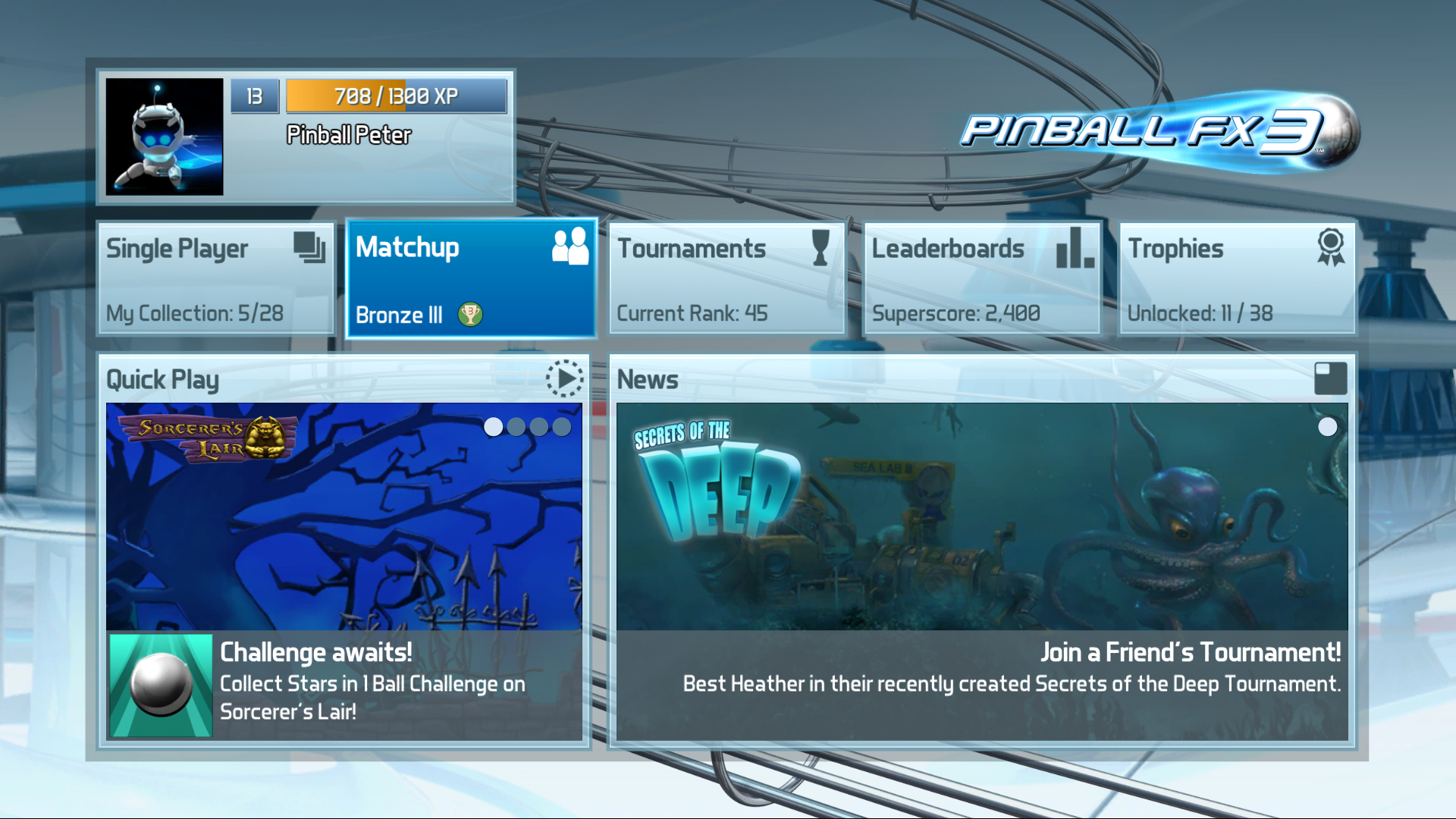 Anunciado Pinball FX3 para PlayStation 4