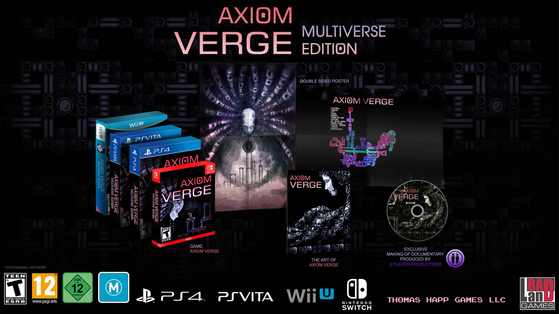 BadLand Games lanzará en agosto Axiom Verge: Multiverse Edition para PS4, PS Vita, Wii U y Switch