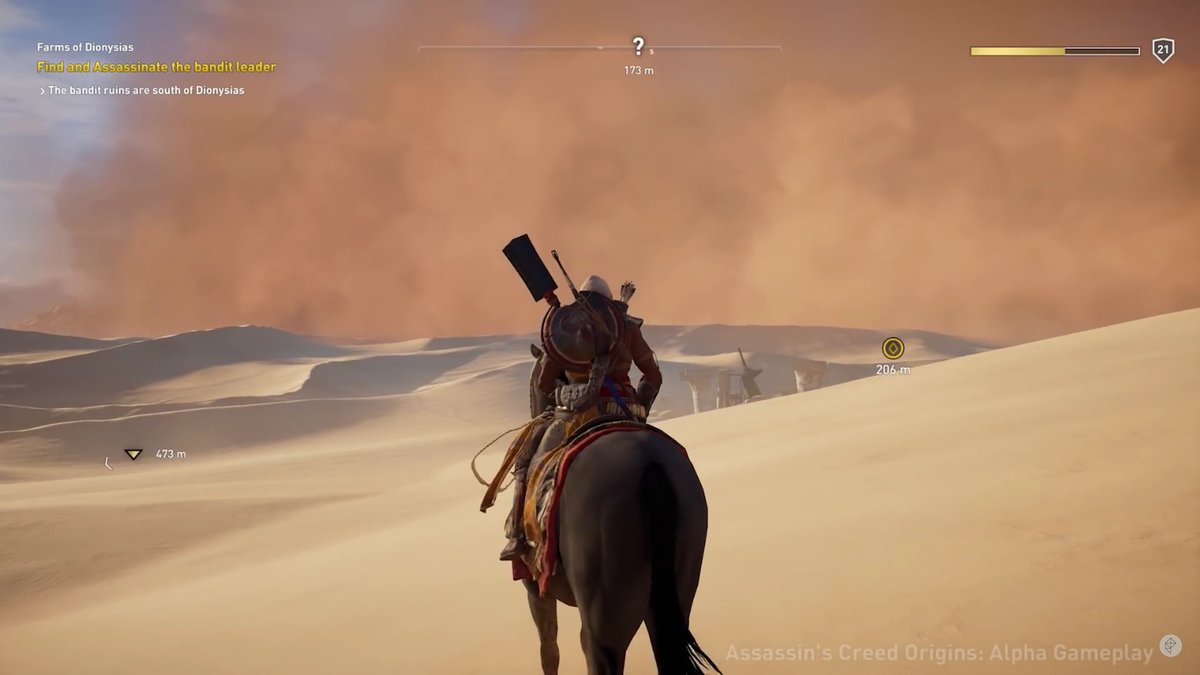 Impresionantes capturas in-game nos muestran las tormentas de arena de Assassin’s Creed Origins