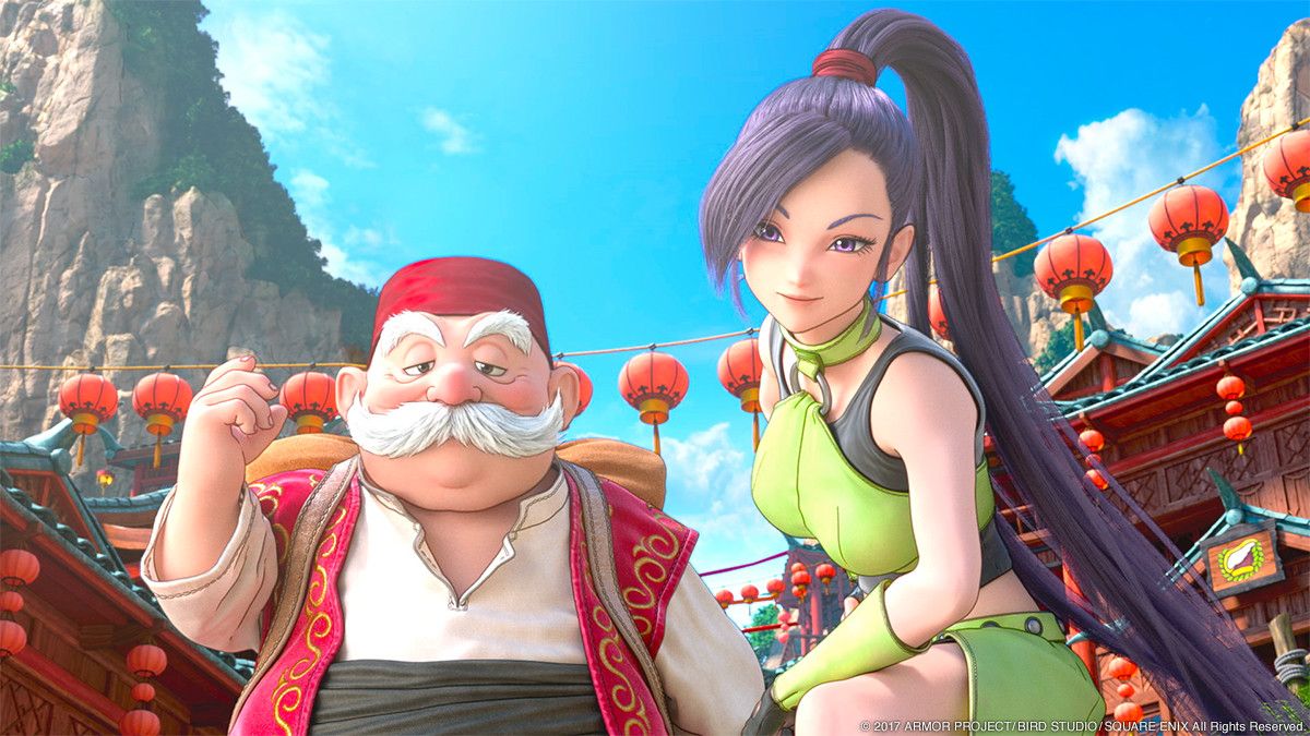 Martina y Row protagonizan las nuevas capturas de Dragon Quest XI