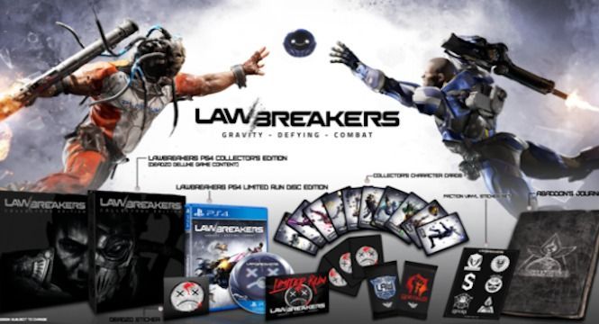Presentada la increíble edición física de LawBreakers para PlayStation 4