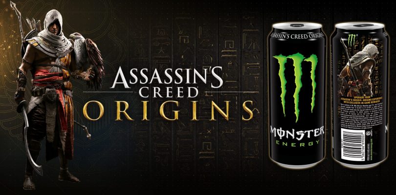 Ubisoft anuncia un acuerdo de colaboración entre Assassin’s Creed Origins y Monster Energy