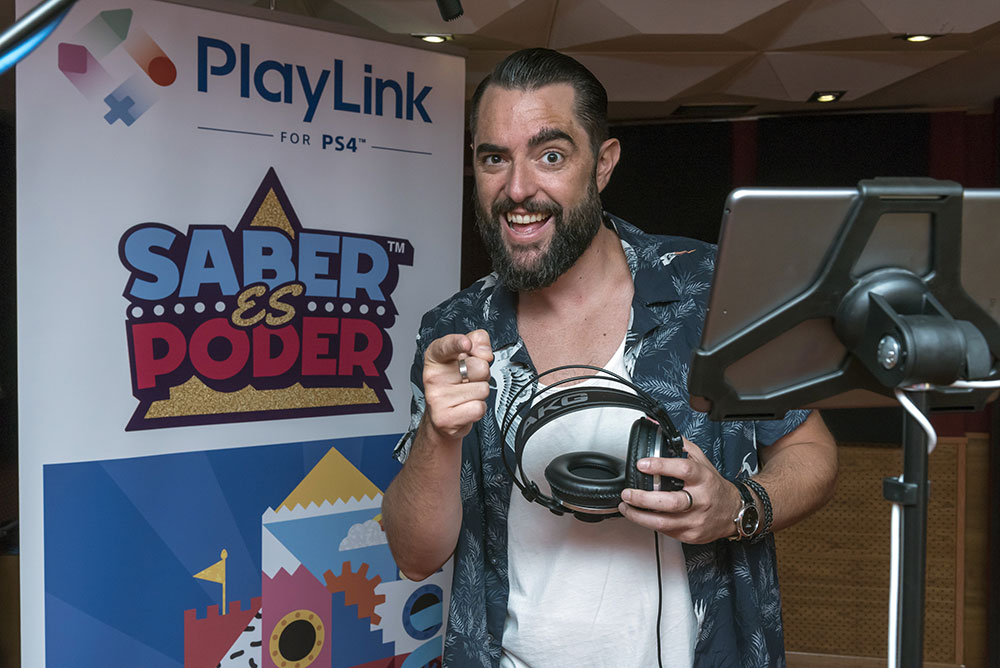 Dani Mateo se une al doblaje de Saber es Poder, que llegará el 25 de octubre a PS4 para PlayLink