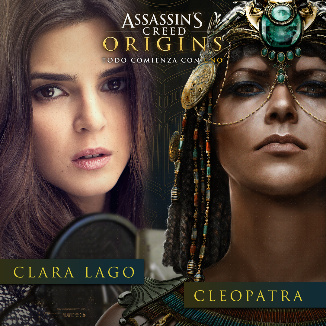 Clara Lago será Cleopatra en Assassin’s Creed Origins