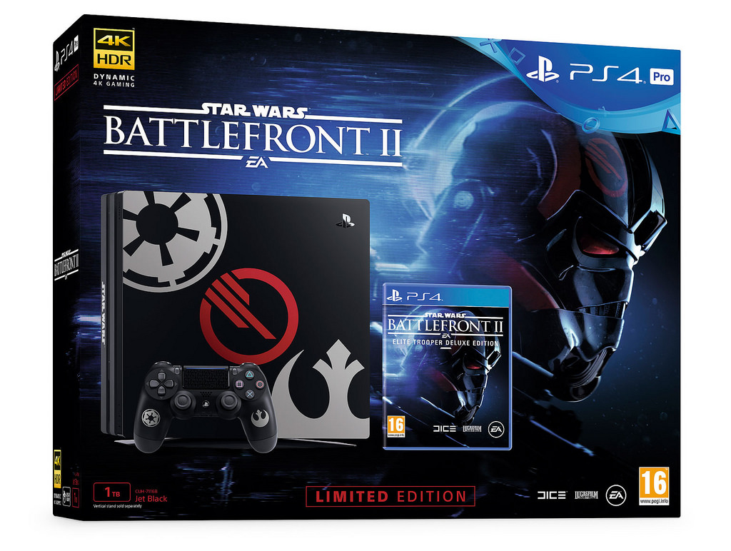 Anunciados los packs de edición limitada de PlayStation 4 de Star Wars Battlefront II
