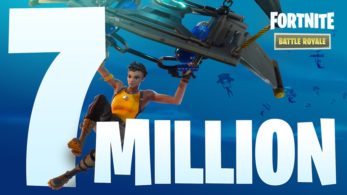 Fortnite supera los 7 millones de jugadores