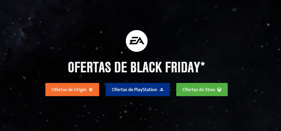 Electronic Arts se suma al Black Friday con descuentos de hasta el 70% en Battlefield 1, Need for Speed, FIFA 18 o ME: Andromeda