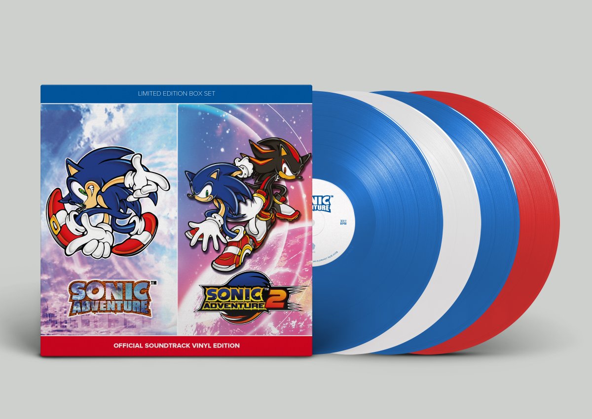 Brave Wave Productions muestra los vinilos de Sonic Adventure y Sonic Adventure 2