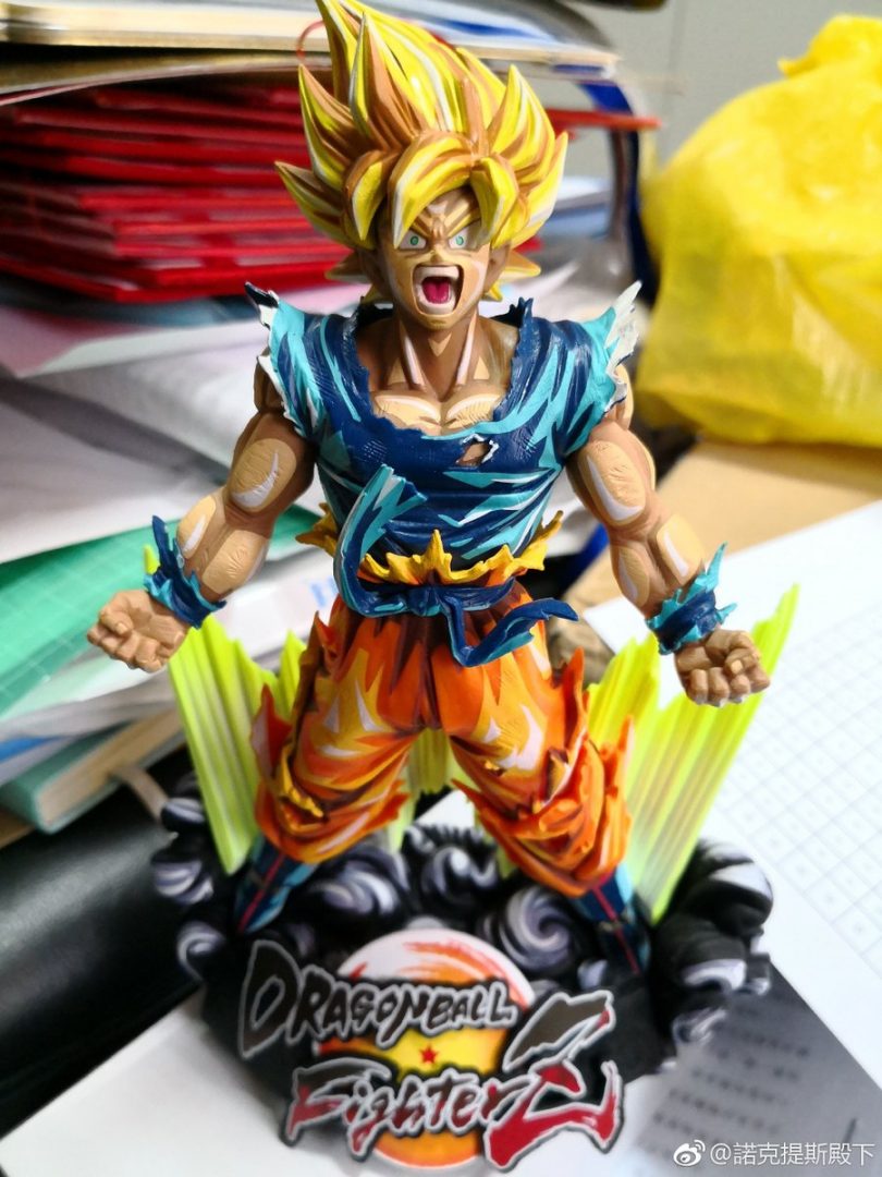 Nuevas imágenes muestran el increíble acabado de la figura de Goku de la edición coleccionista de Dragon Ball FighterZ