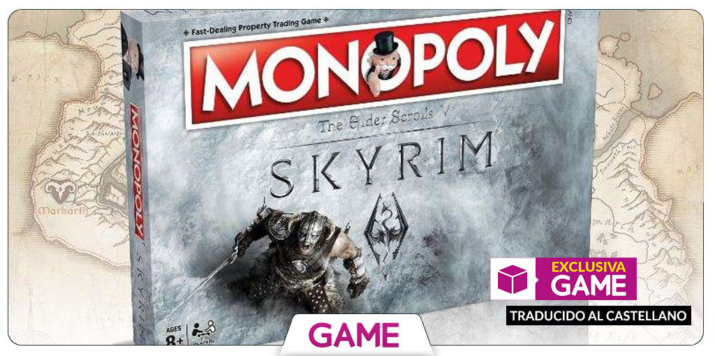 Ya a la venta en GAME el Monopoly de The Elder Scrolls V : Skyrim totalmente en castellano