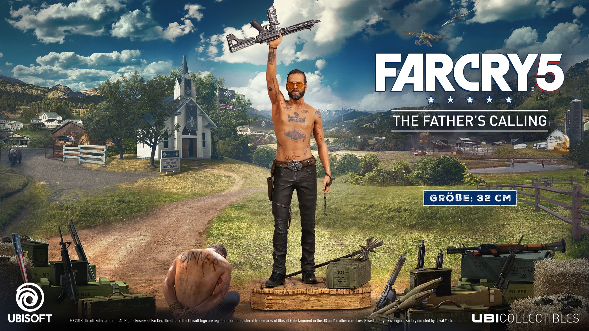 Ya disponible para reservar la figura del nuevo villano de Far Cry 5