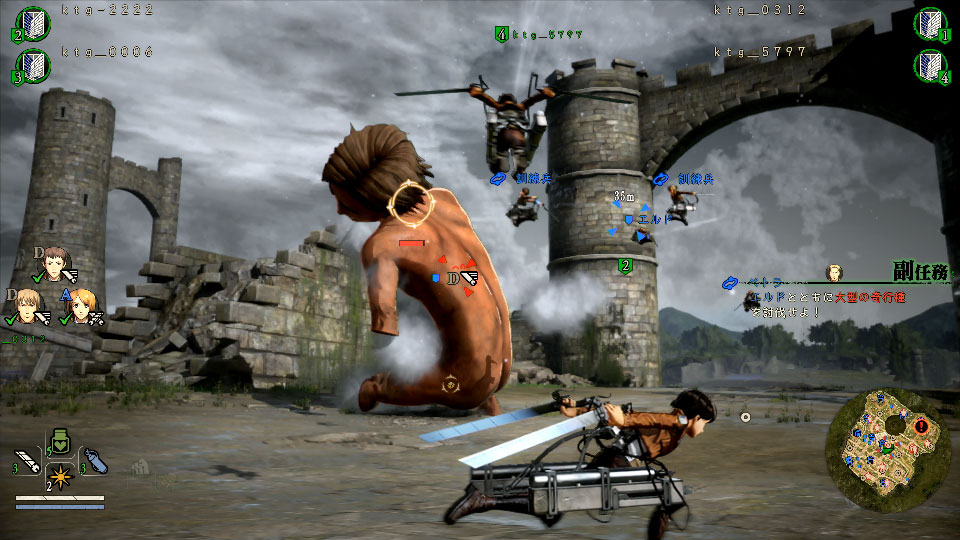 Ymir y Krista protagonizan el nuevo gameplay de Attack on Titan 2