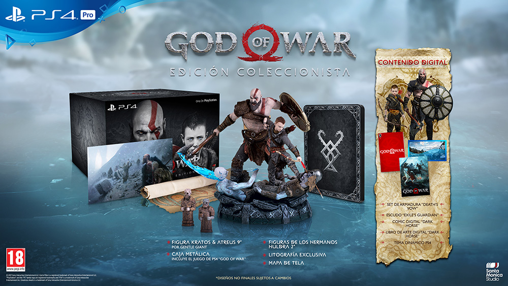 Sony anuncia las ediciones especiales en formato físico y digital de Gof of War