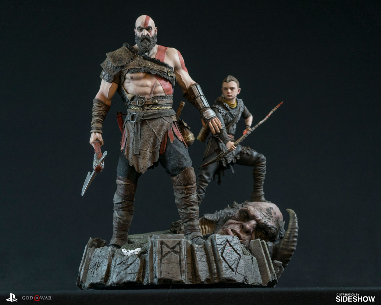 Una nueva figura de Kratos y Atreus se presenta.