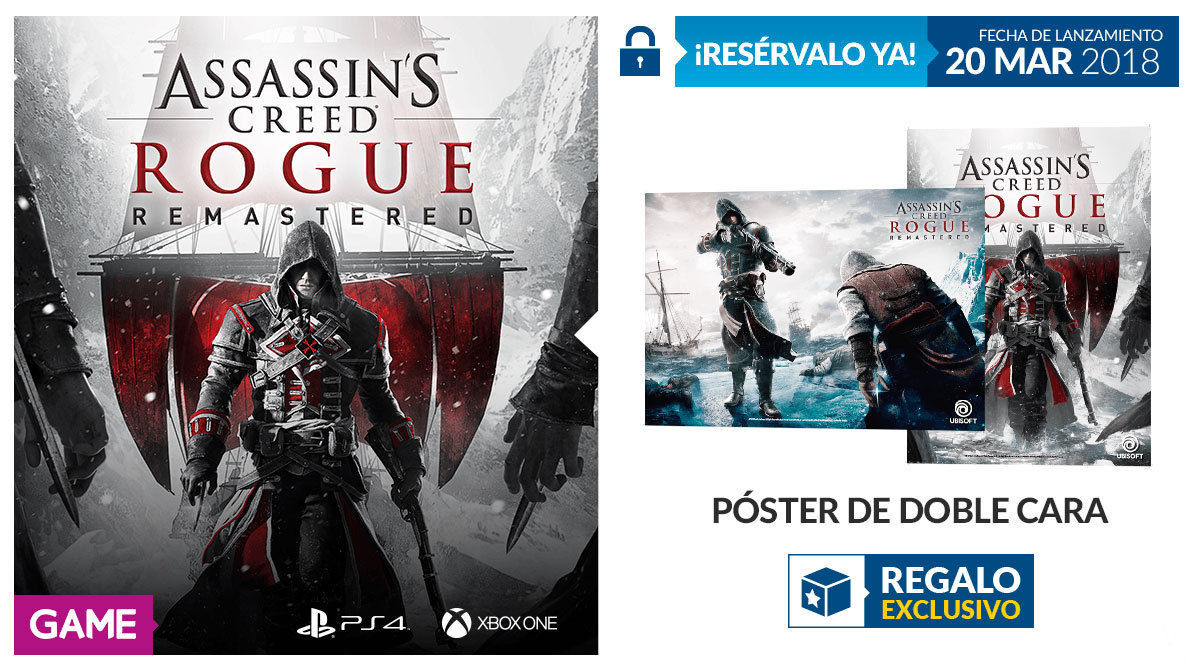¡Poster reversible de Assassin’s Creed si reservas con GAME!