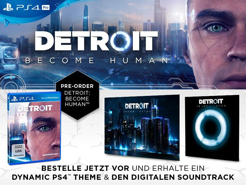 Presentada una carátula especial de Detroit Become Human y los contenidos por su reserva