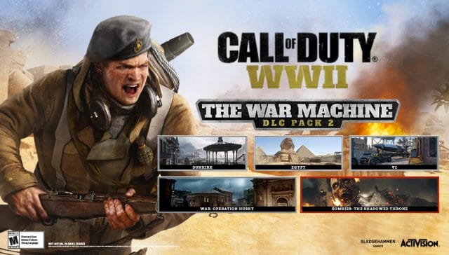 Call of Duty: WWII | Primer tráiler del DLC «The War Machine» – Así lucen los mapas de Dunkerque y Egipto