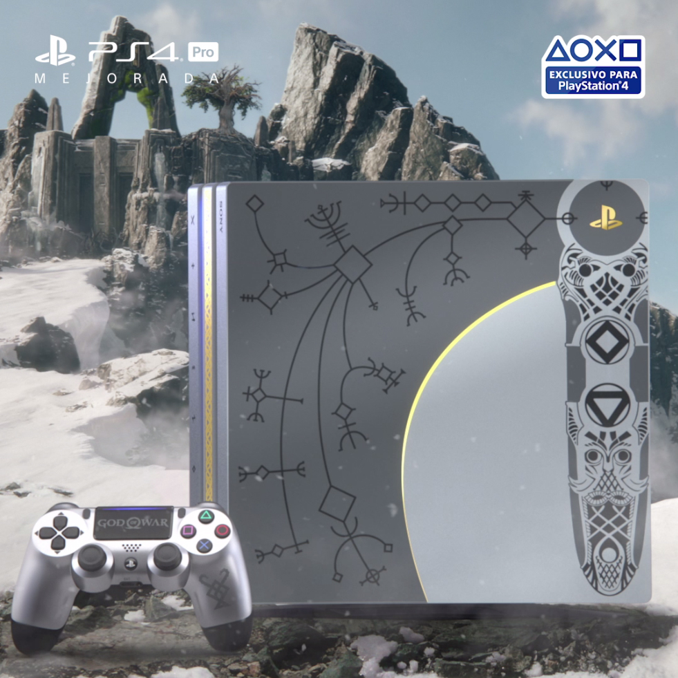 Sony acompañará el lanzamiento de God of War con una edición limitada de PS4 Pro