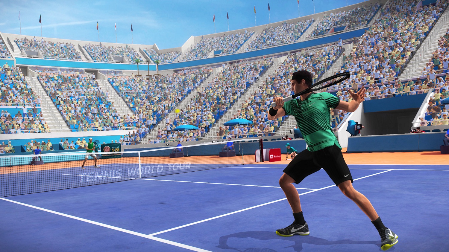 Tennis World Tour muestra su jugabilidad en un exclusivo nuevo gameplay | Roger Federer vs Richard Gasquet