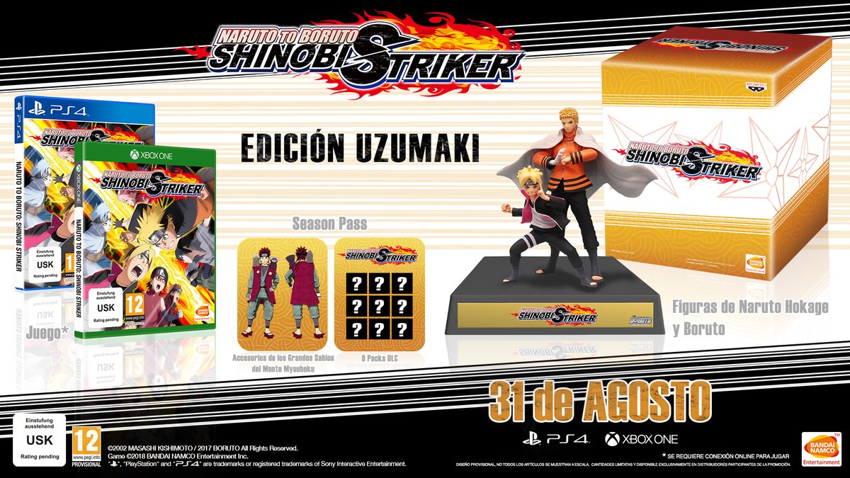 Naruto to Boruto: Shinobi Striker llegará a Europa el próximo 31 de agosto | Presenta la espectacular Edición Uzumaki