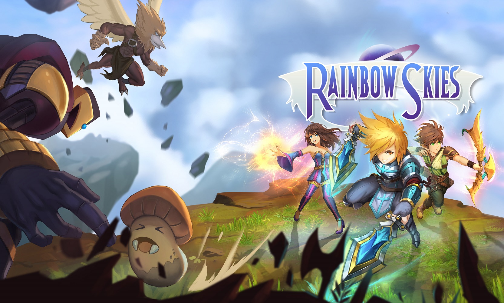 Rainbow Skies, juego de rol por turnos fantástico, estrena 10 minutos de gameplay
