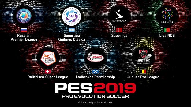 Pro Evolution Soccer 2019 | Konami anuncia la presencia de 7 nuevas ligas licenciadas (Rusia, Bélgica, Turquía, Dinamarca o Portugal)