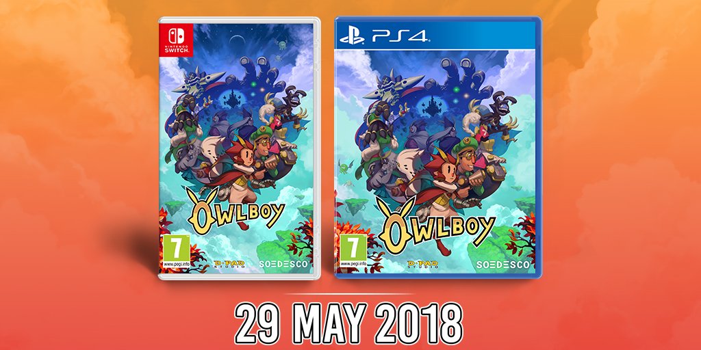 Ya disponible la versión física de Owlboy en PS4 y Nintendo Switch | Nuevo tráiler