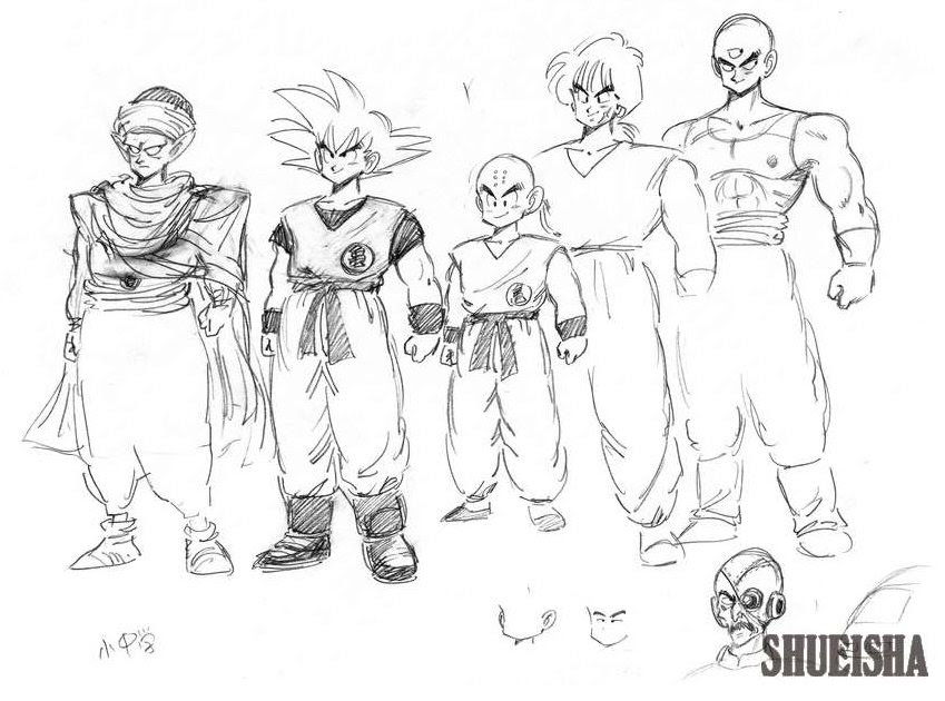 Akira Toriyama muestra un boceto inédito de Goku y Piccolo