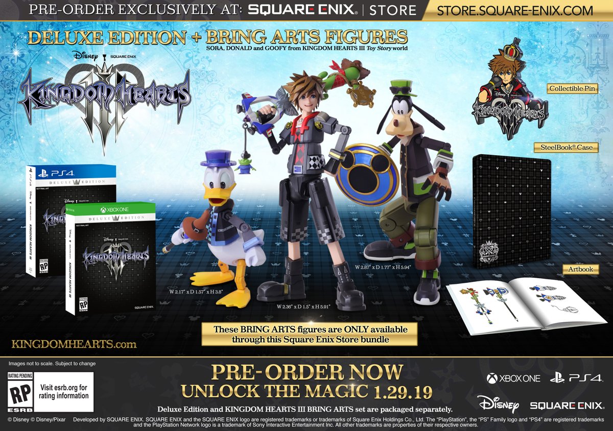 E3 2018 | Anunciadas las ediciones especiales de Kingdom Hearts III