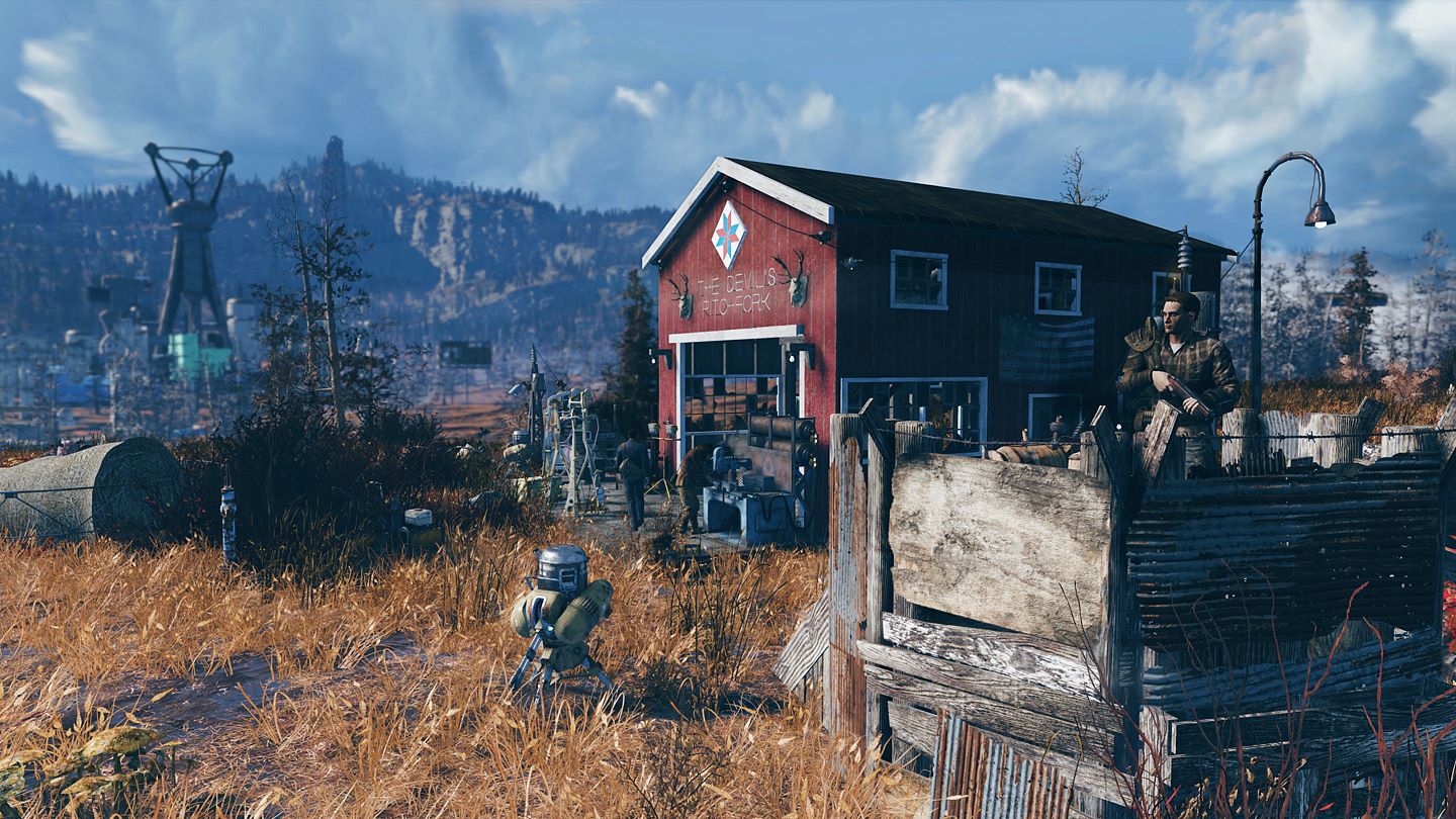 Fallout 76 nos muestra cómo funcionan las mecánicas de construcción, defensa y desarrollo de un campamento en su nuevo gameplay