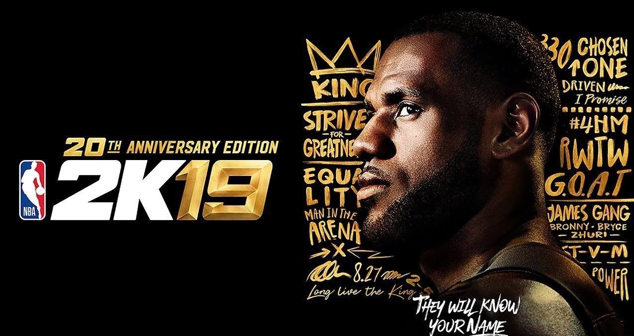 LeBron James protagoniza la Edición 20 Aniversario de NBA 2K19. A la venta el 11 de septiembre