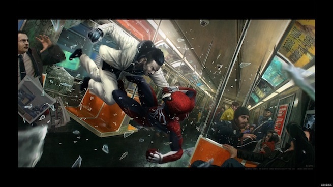 Insomniac Games muestra el diseño de los villanos de Spider-Man en nuevas ilustraciones conceptuales