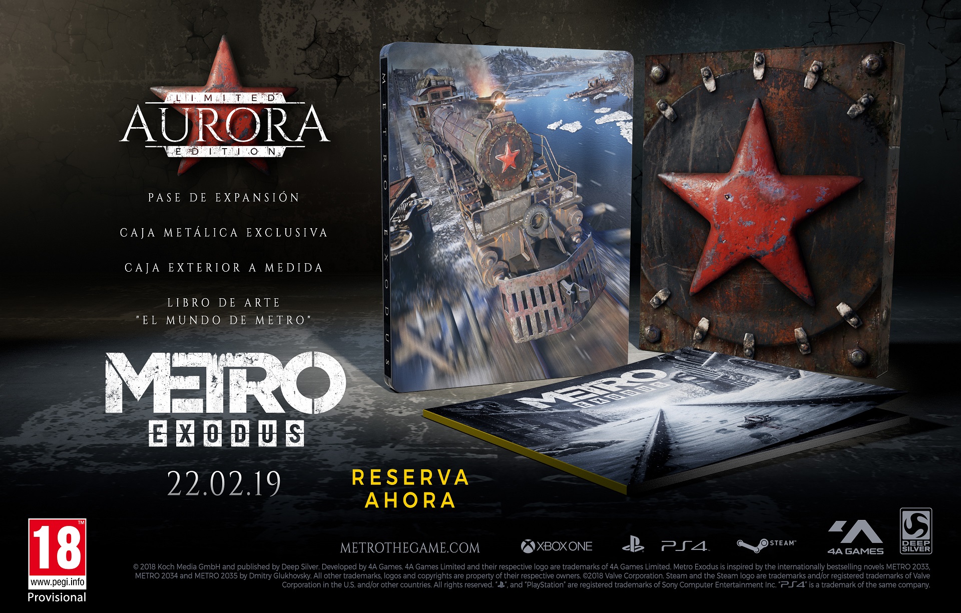 Presenta la impresionante Edición Aurora de Metro: Exodus