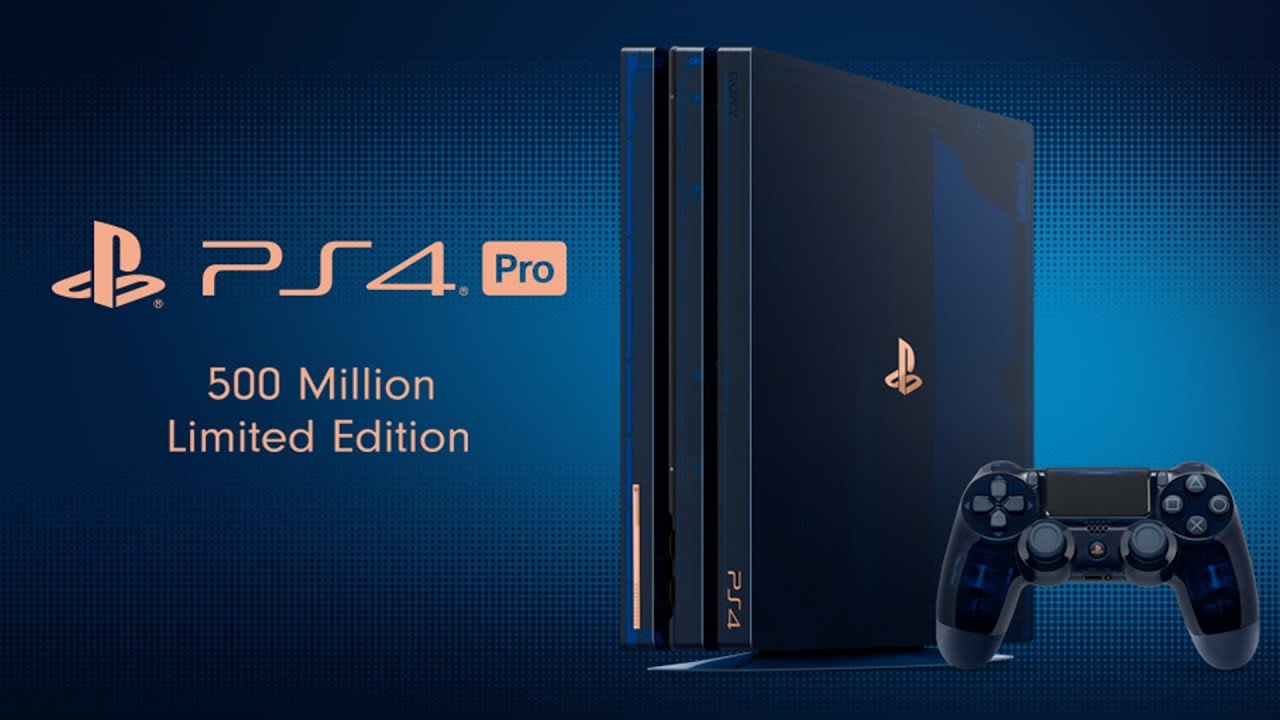 Así es la PS4 Pro 500 Million Limited Edition