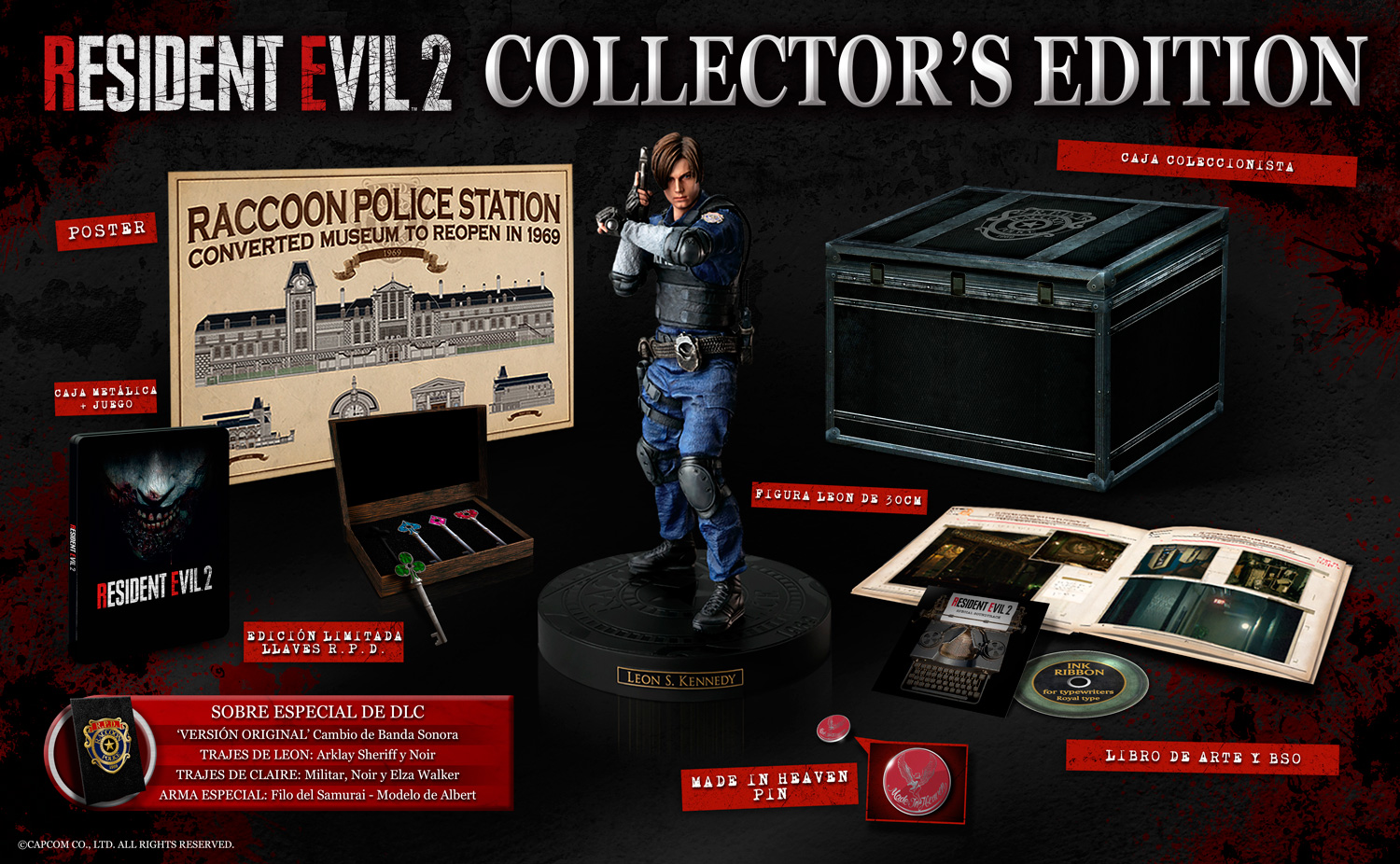 Anunciada la Edición Coleccionista de Resident Evil 2 que llegará a Europa