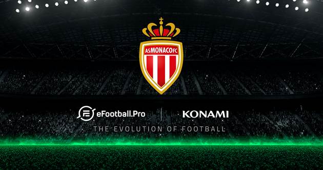 Konami anuncia que el AS Mónaco se une a la competición de eSport eFootball.Pro