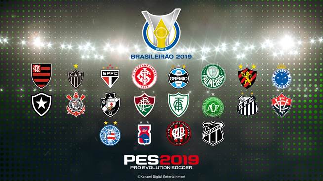 PES 2019 incluirá la licencia oficial del Campeonato Brasileiro de forma exclusiva