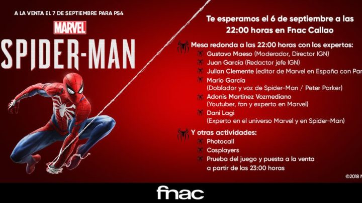Fnac Callao organiza una mesa redonda sobre Spider-Man el jueves 6 de septiembre