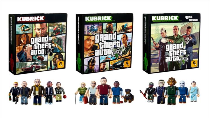 Ya disponibles los nuevos sets Kubrick de Grand Theft Auto