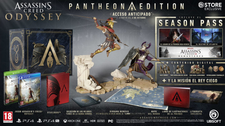 Descubre en vídeo los contenidos de la ‘Pantheon Edition’ de Assassin’s Creed Odyssey