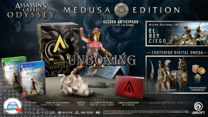 RegiónTV | Unboxing | Assassin’s Creed Odyssey: Edición Medusa