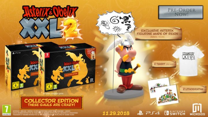 Asterix & Obelix XXL 2 se lanzará el 29 de noviembre y anuncia ediciones limitada y coleccionista