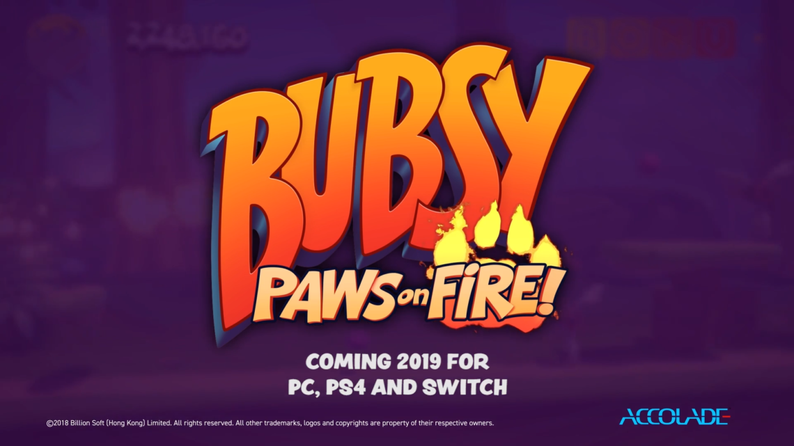Bubsy: Paws on Fire! para PlayStation 4 fecha su lanzamiento para el mes de abril